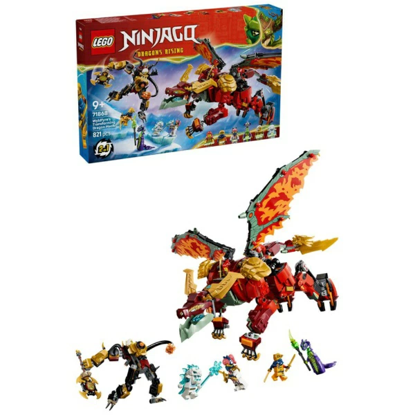 【参与赢取高达20000积分|截至 6/25] 乐高日本 |乐高 乐高 (LEGO) 71868 忍者野火 变形机甲龙