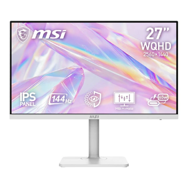 微星|微星USB-C连接电脑显示器白色PRO MAX 271QPHW E14[27型/WQHD(2560×1440)/wide/144Hz]