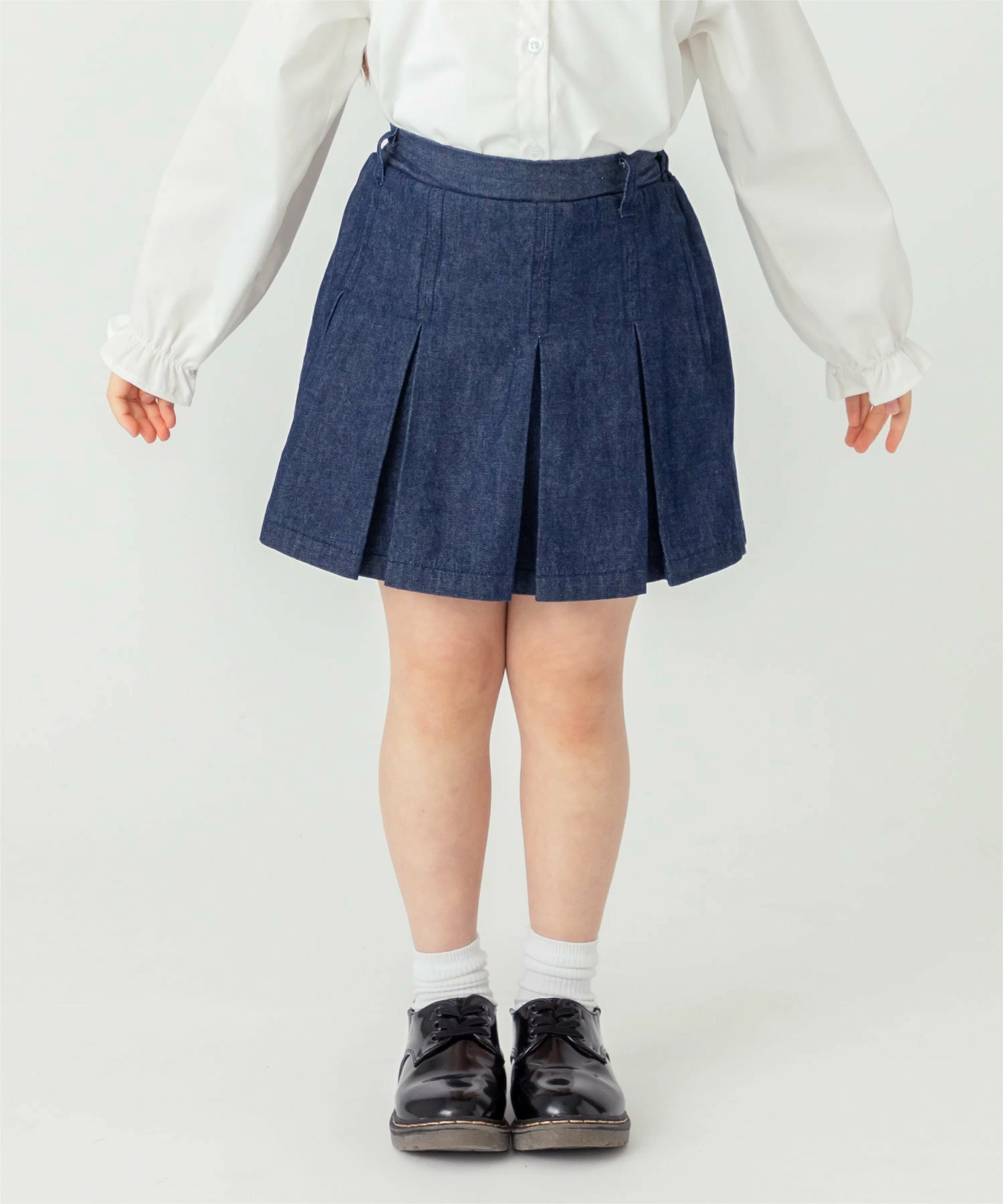 牛仔百褶裙裤短裤女童儿童童装