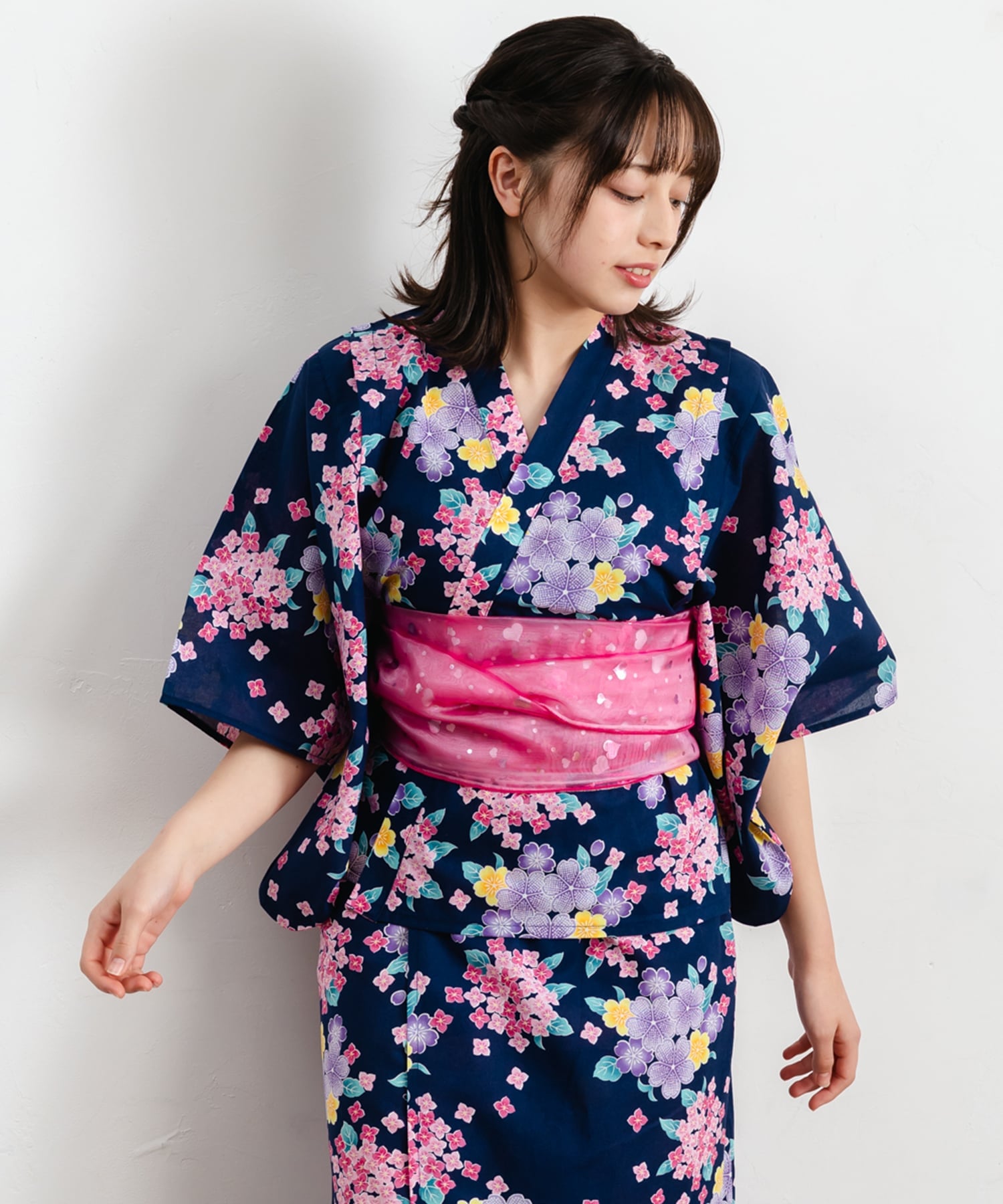 独立浴衣 3 件套 爱丽丝魔法童装 儿童夏季节日 Bon Odori