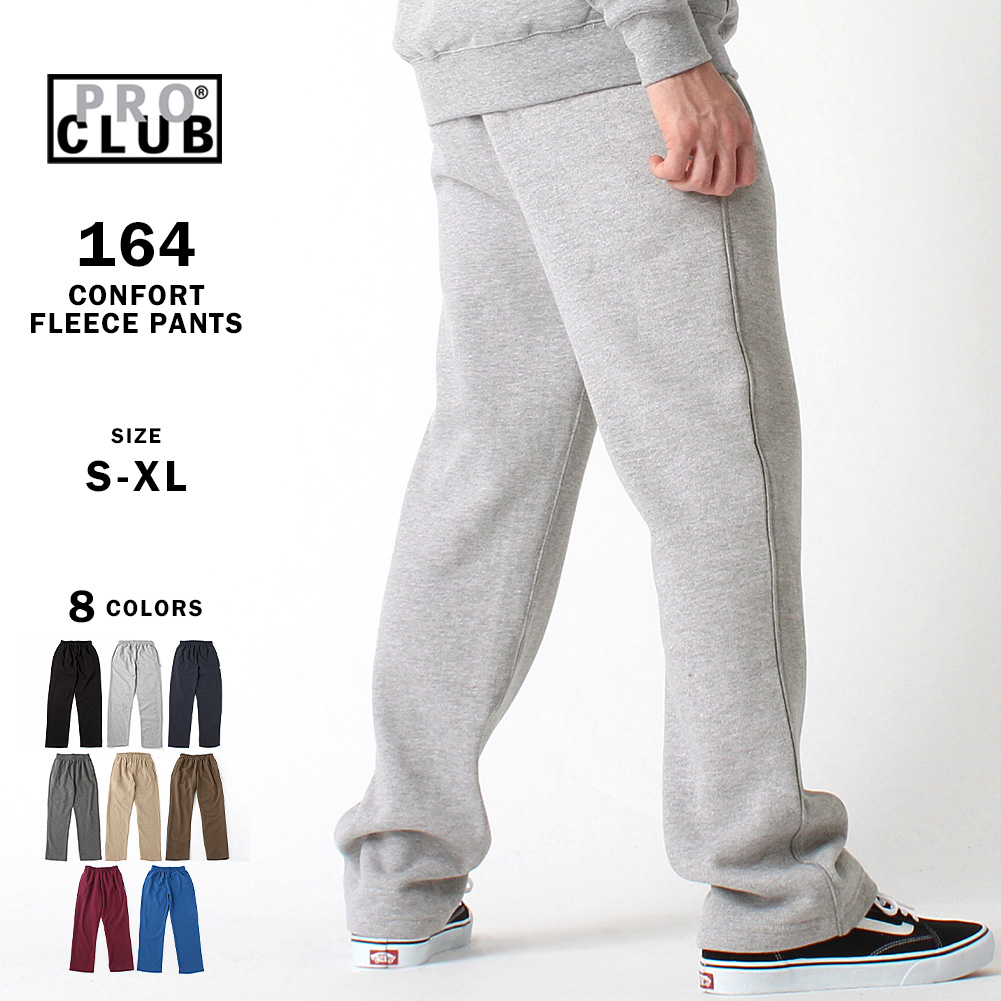 PRO CLUB 运动裤男式大码羊毛衬里保暖运动协调家居服 164 美国型号