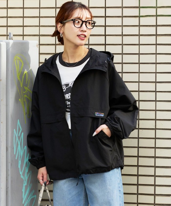 <防水、防花粉>FREAK'S STORE OUTDOORS 山地派克大衣（可收纳）[限量发售]