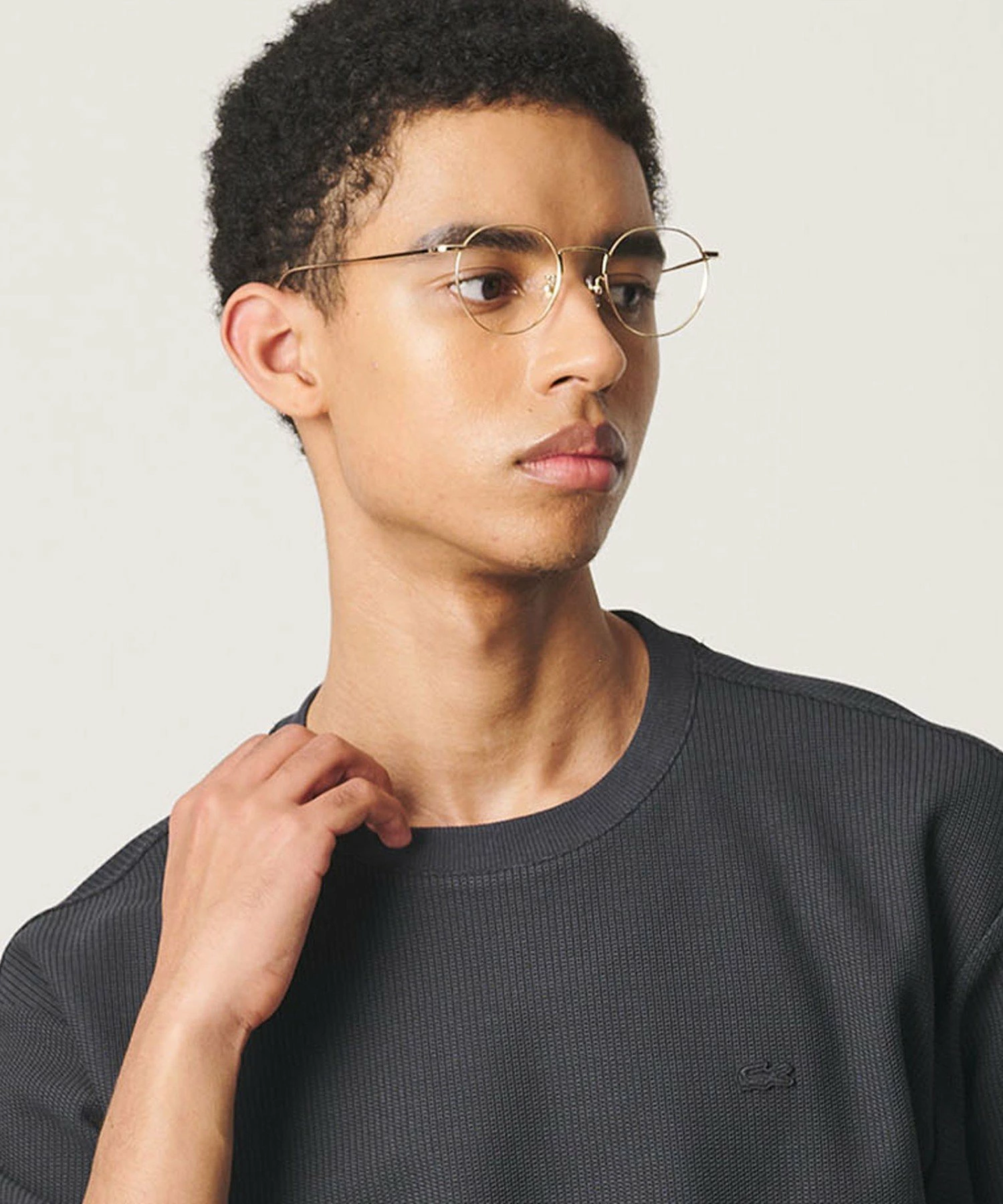 <LACOSTE for BEAUTY&YOUTH>同色系短袖T恤