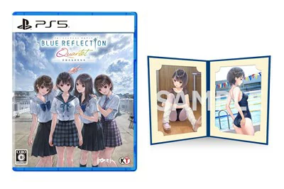 [乐天图书限定优待+优待] BLUE REFLECTION 四重奏：少女的奇迹 PS5 版（新绘制人物精美对开+【早期购买优待】特别相框“四重奏”） 原作优待 优待 PS5