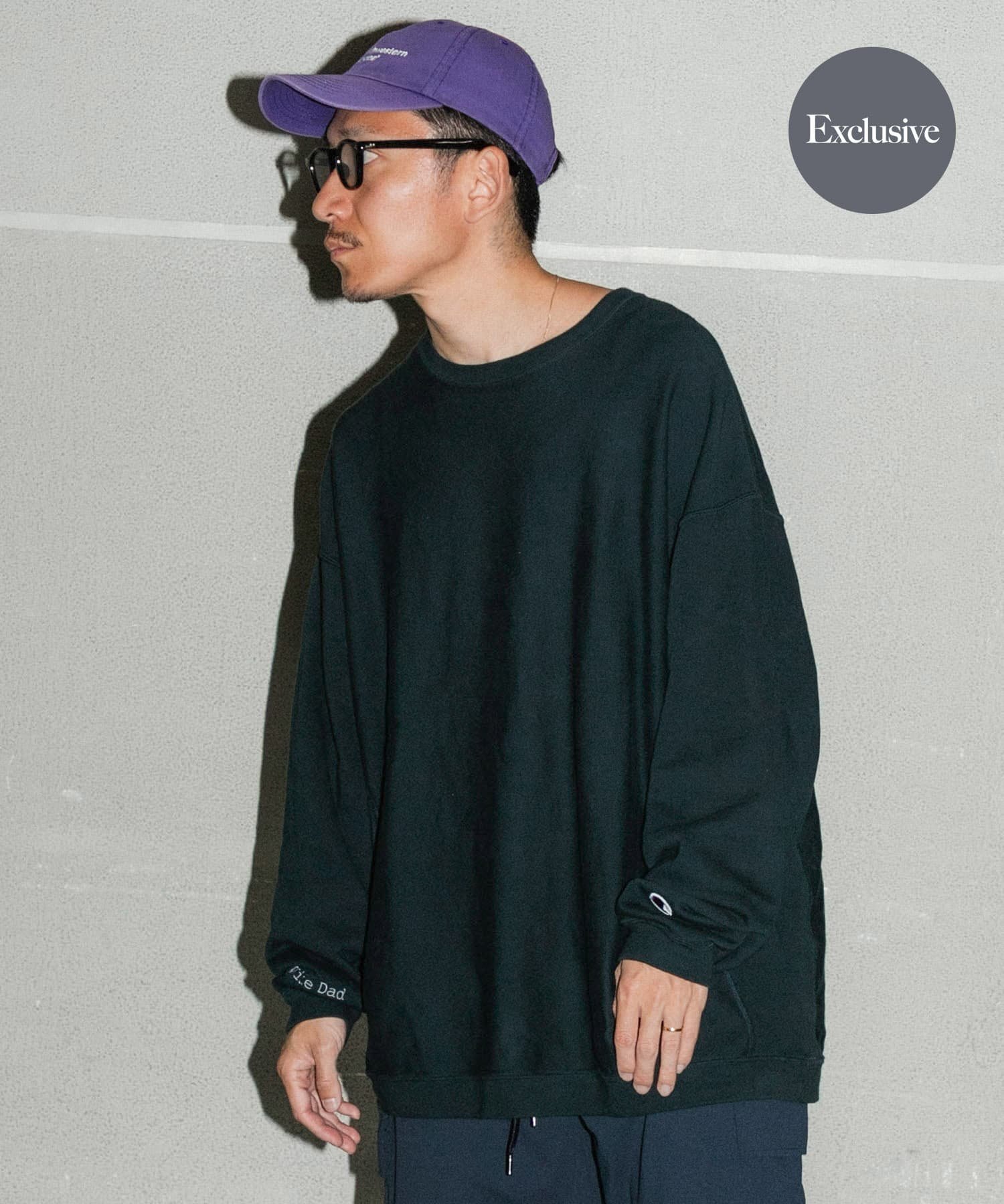 “特别订单” Champion×Wide Dad RW DAD SWEAT 圆领