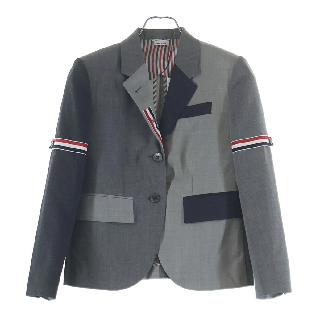 THOM BROWNE Fresco Funmix 西装外套女式灰色 FBC010F00473025