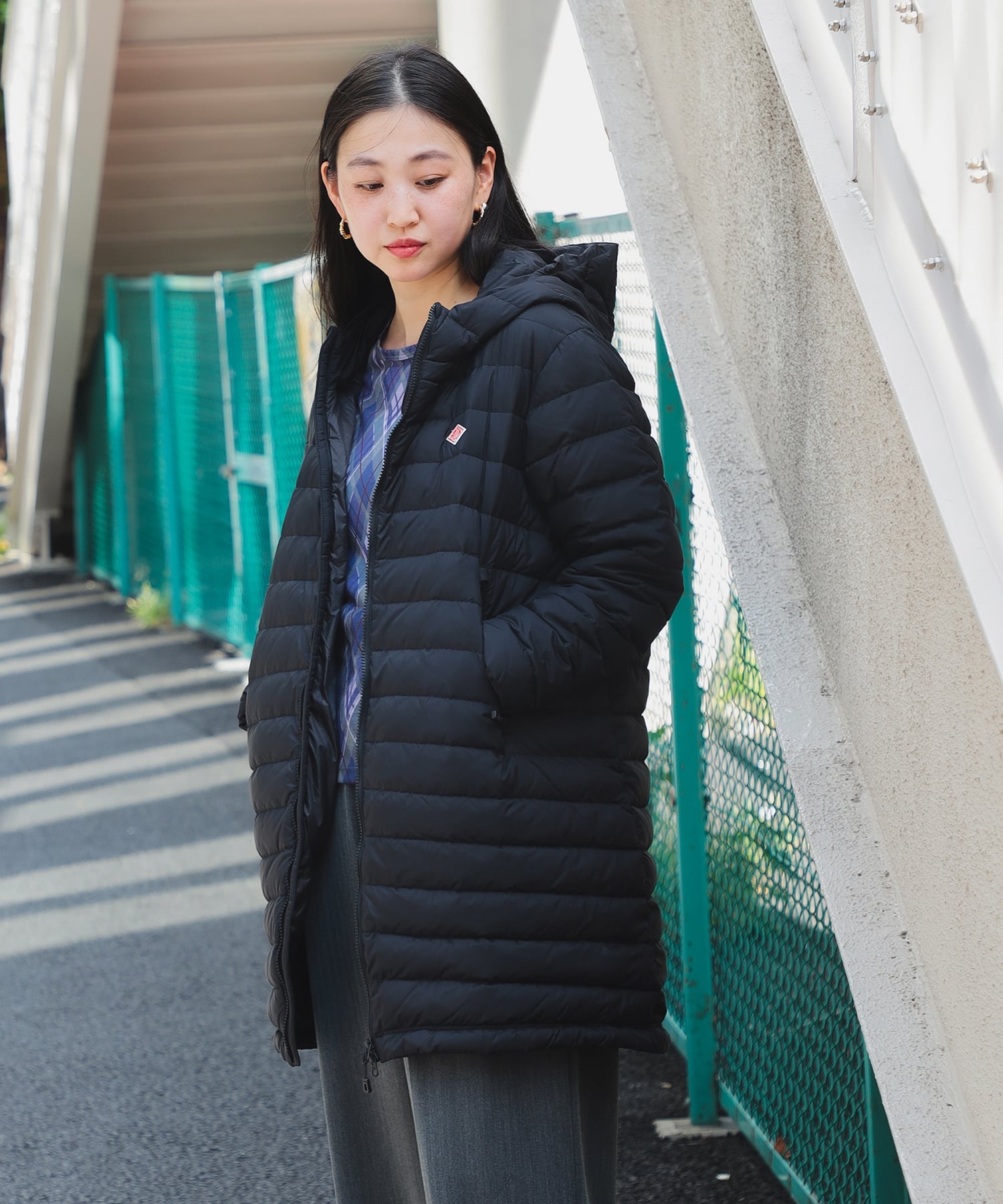 [中长/浅羽绒/轻量] DANTON / MIDDLE DOWN HOODED COAT 适合上班或上学的羽绒服