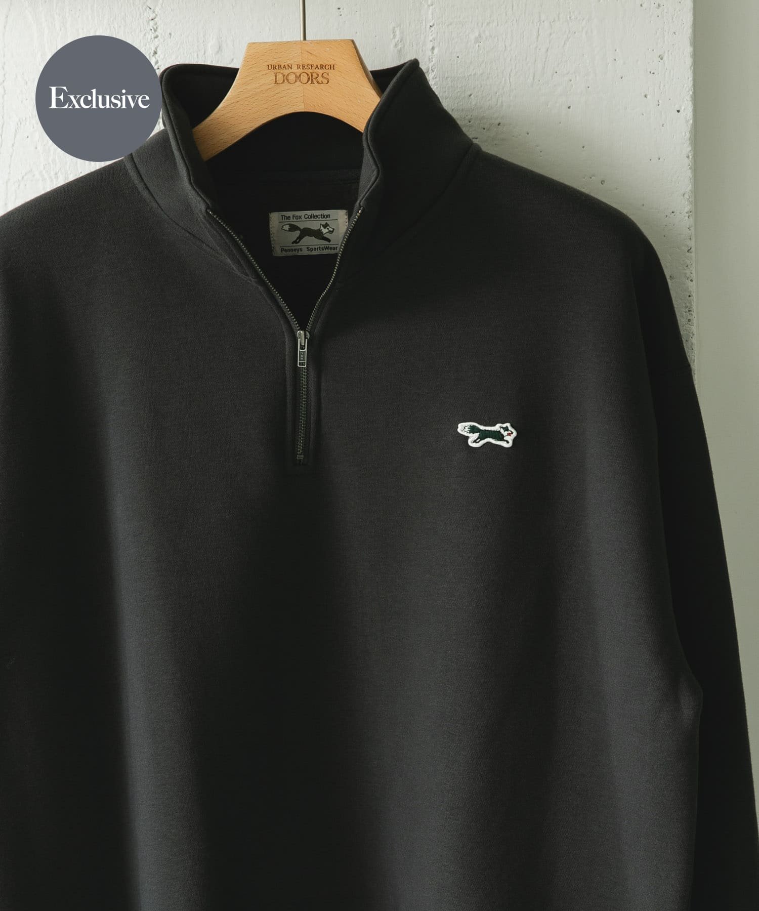 「XL 码/WEB 限定」「特别订购」PENNEYS×DOORS THE FOX 半拉链卫衣