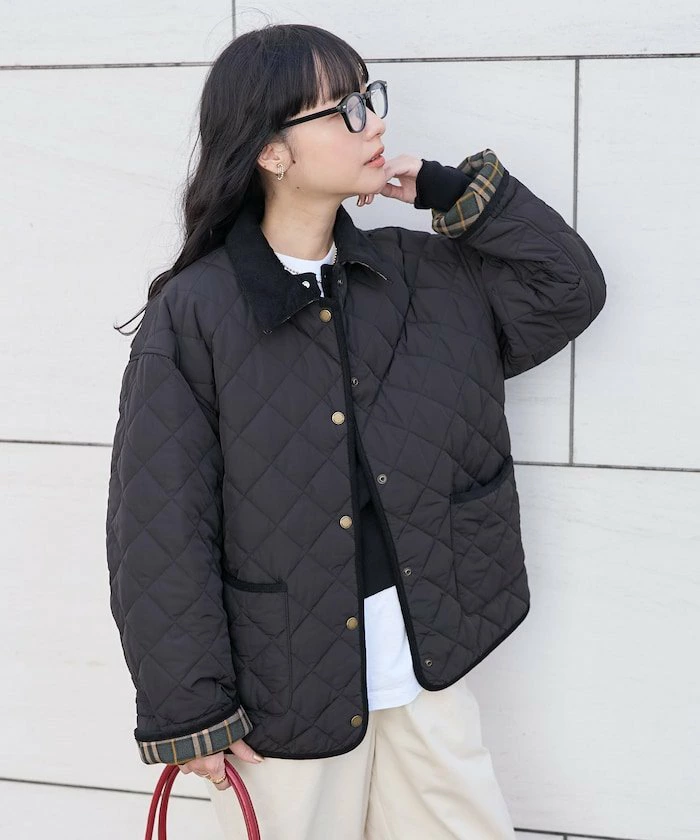 PRIMALOFT 钻石被子领中大衣/绗缝大衣 25AW