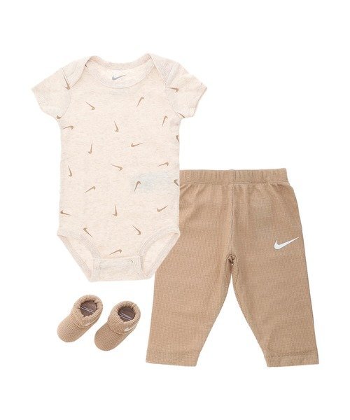 婴儿 (65-80cm) 套装产品 NIKE NHN 3PK 紧身衣 & 华夫格裤