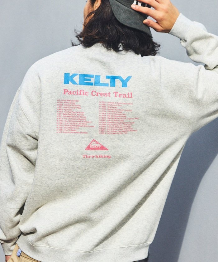 KELTY×FREAK'S STORE/Kelty Custom Tour Logo背面印花圆领卫衣【限量版】25AW