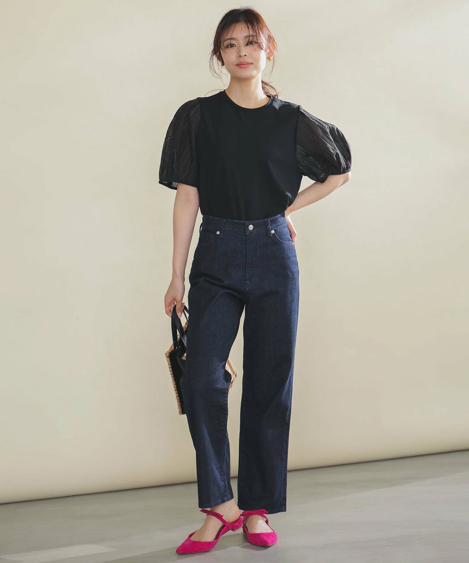 [UNFILO DENIM/添加新颜色] 防水弹力锥形牛仔布