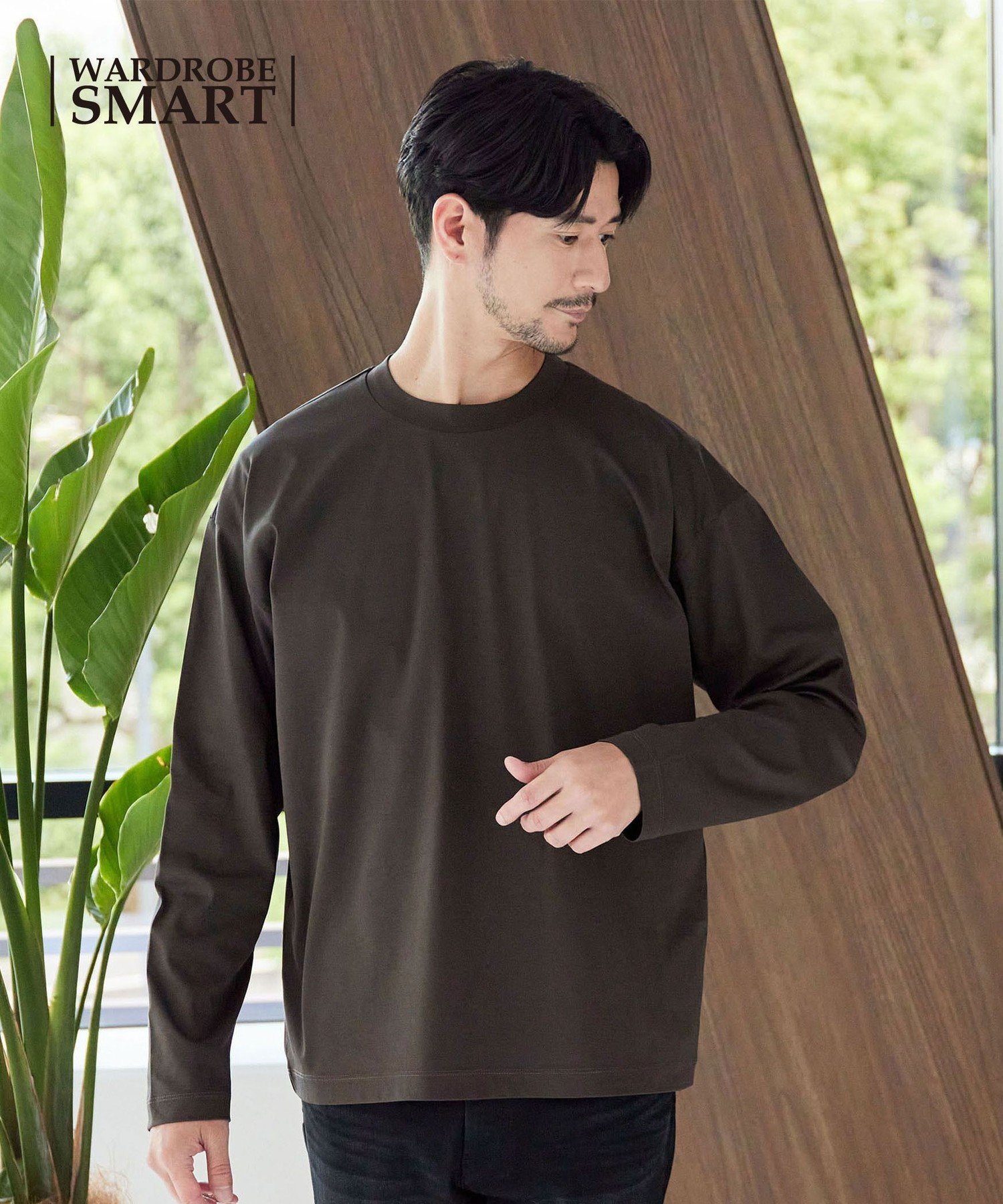 [WEB Limited WARDROBE SMART] NORITAKE 圆领宽松锥形剪裁和缝制