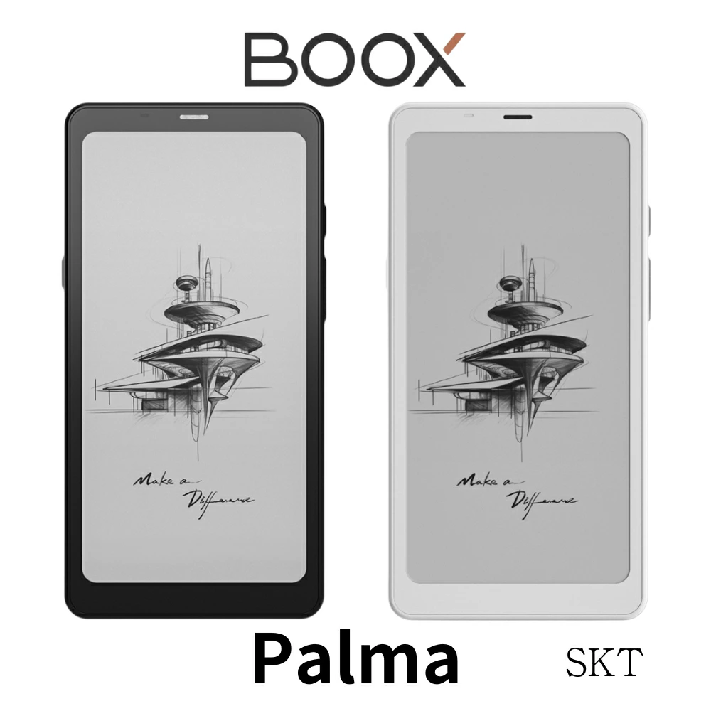 BOOX Palma 6.13 英寸高清移动电子纸平板电脑 Eink Carta1200 Android11 GooglePlay Qualcomm 8 核 BSR 配备 RAM6GB ROM128GB MicroSDXC（最大 2TB） Wifi 和 BT 可用 包括翻页和自定义物理按钮 高性能扬声器 16MP LED 闪光灯相机 170g 包括日文初始设置手册