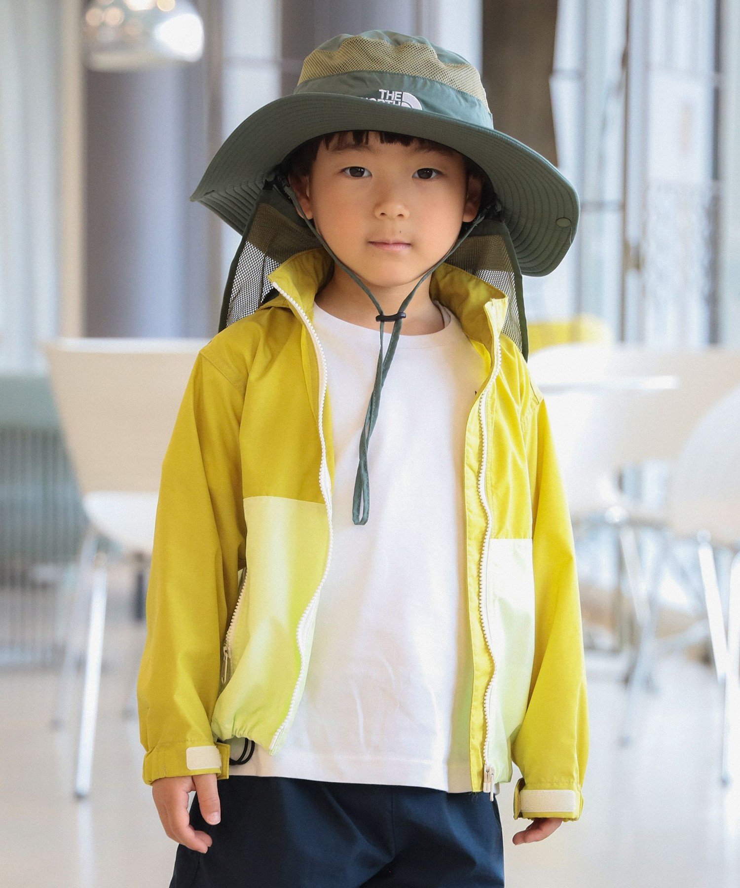 THE NORTH FACE / 幼儿紧凑型外套 2026SS (100~120cm) 防水成品连帽可拆卸户外上幼儿园