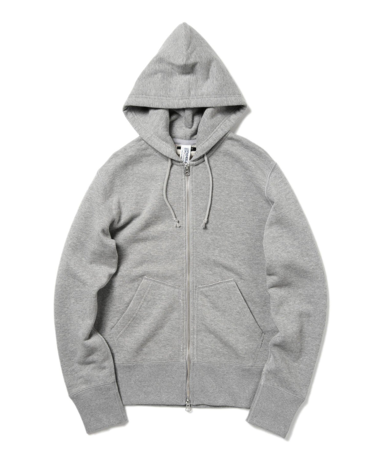 LOOPWHEELER / 特别订单修身拉链运动连帽衫