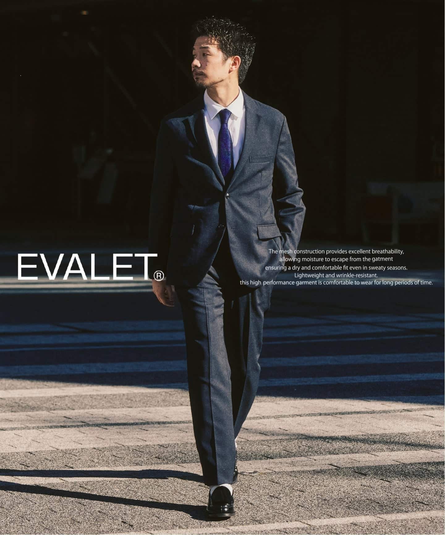 [EVALET] 网布设置“1 件夹克 + 1 件裤子套装”
