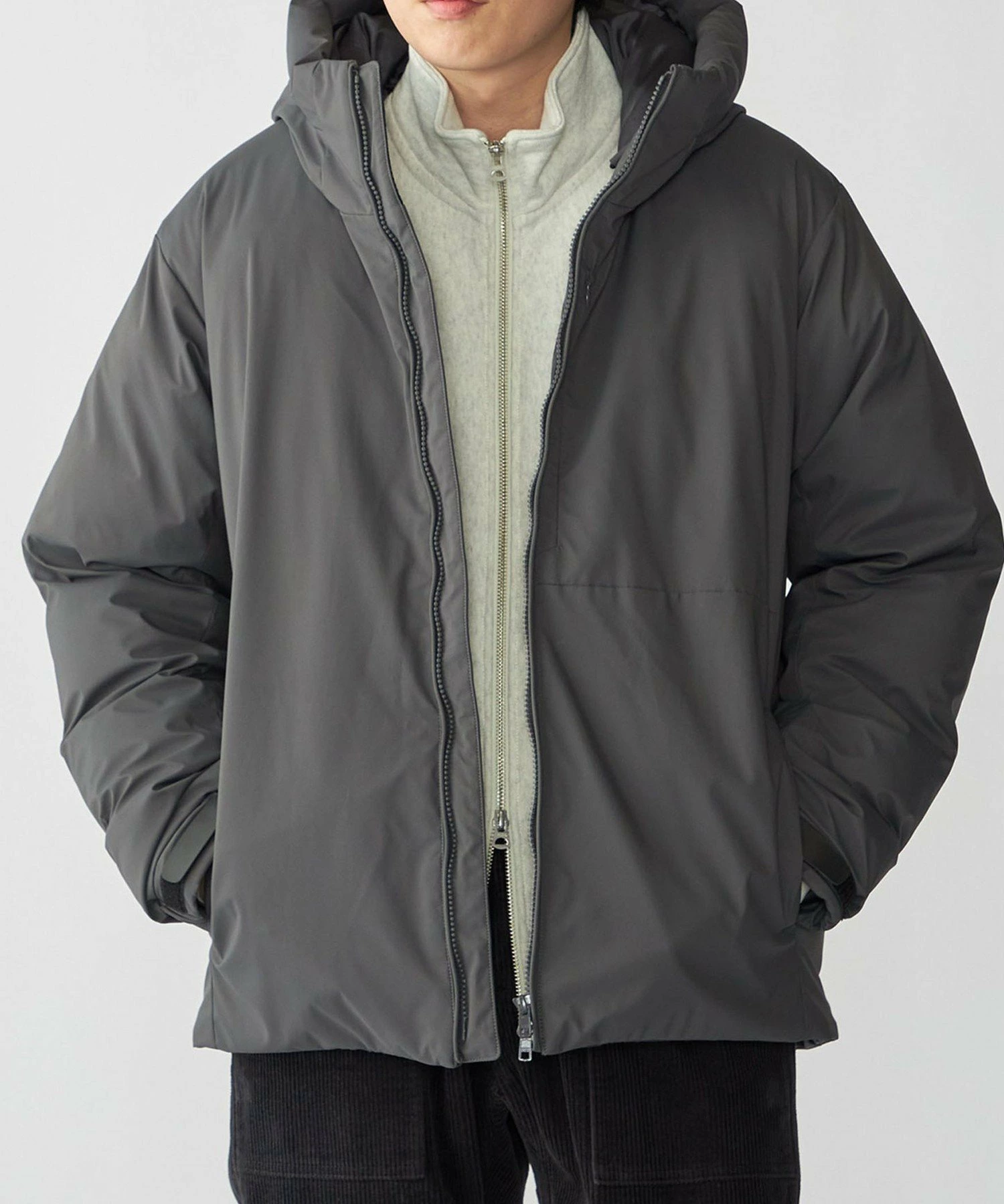 运送：<透湿/防水>新雪丽衬垫派克大衣