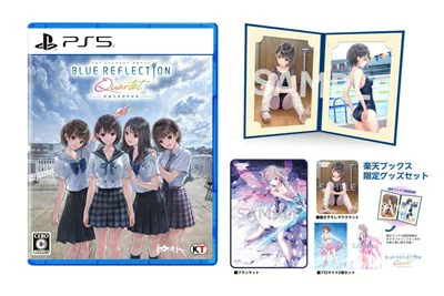 [乐天图书限定特典 + 乐天图书限定商品 + 其他] BLUE REFLECTION 四重奏：少女的奇迹 PS5 版（新绘制人物精美对开+商品套装 + [早期购买特典] 特别相框“四重奏”） 原创商品 原创优待 优待 PS5