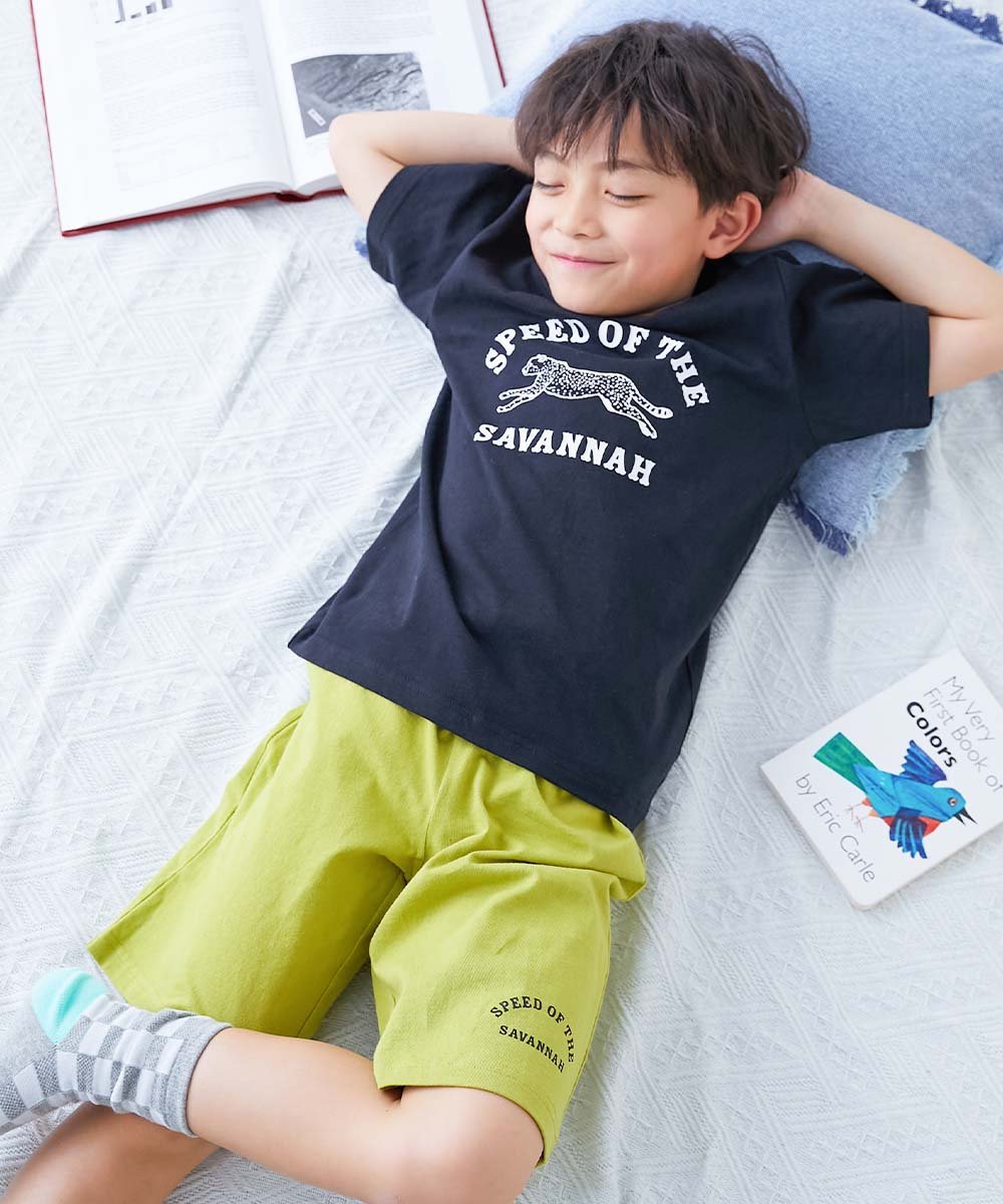 100% 棉 Devirabo ROOM 男孩短袖睡衣童装儿童男孩睡衣 26SS