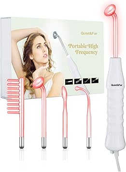 静音远高频面部机皮肤护理工具减少皱纹紧肤高频面部棒带 4 管