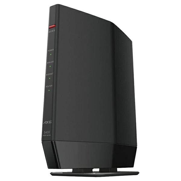 BUFFALO｜Buffalo Wi-Fi 路由器 4803+573Mbps AirStation (Net Threat Blocker 2 兼容/高级型号) 黑色 WSR-5400AX6P-BK [Wi-Fi 6(ax) /IPv6 兼容] [newlife_campaign_h]