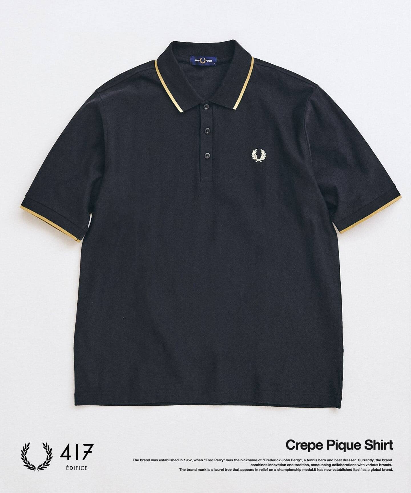 FRED PERRY / Fred Perry 417 定制绉纱珠地布衬衫