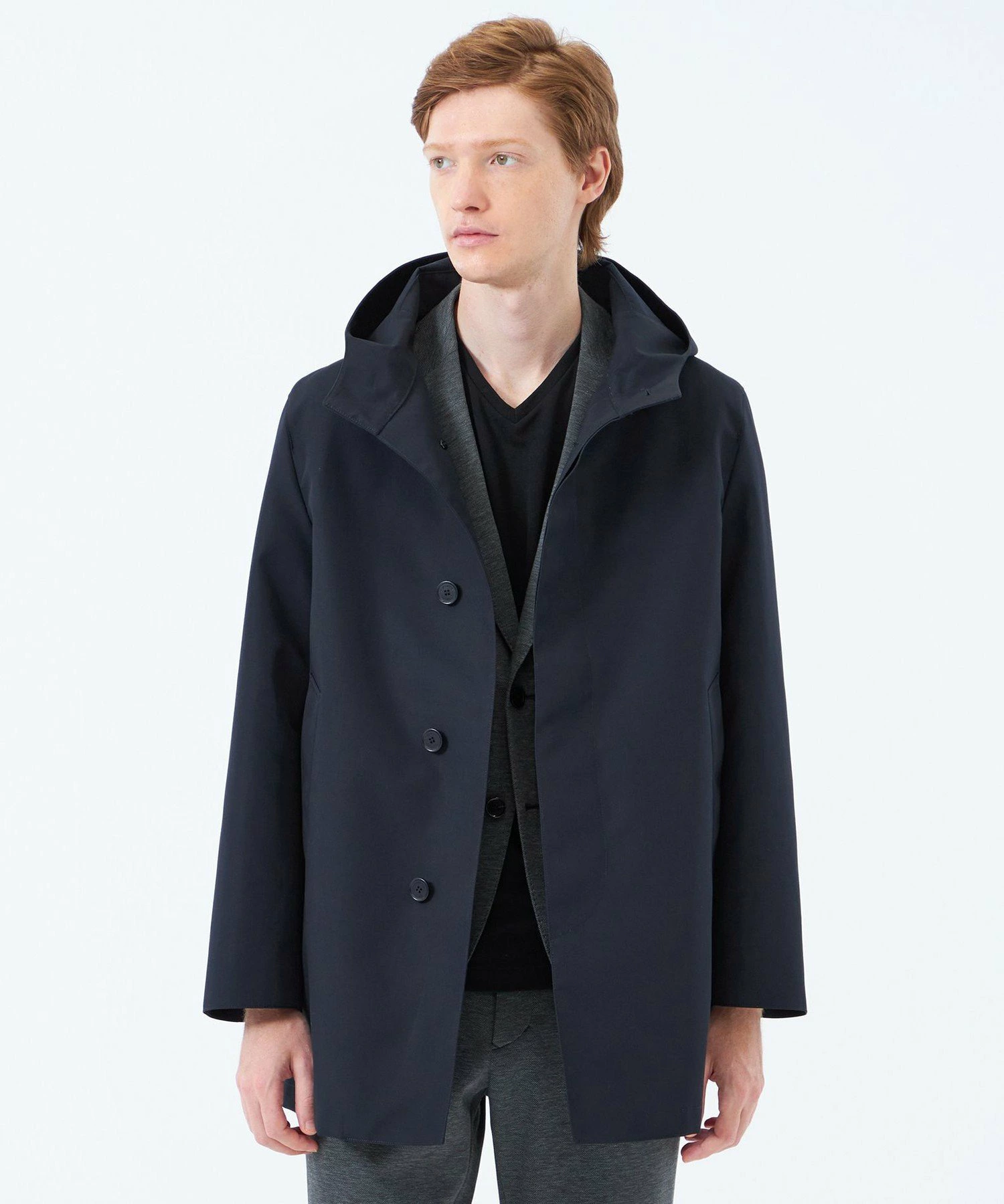 3 层宽幅粘合 WELLINGTON HOOD 短款
