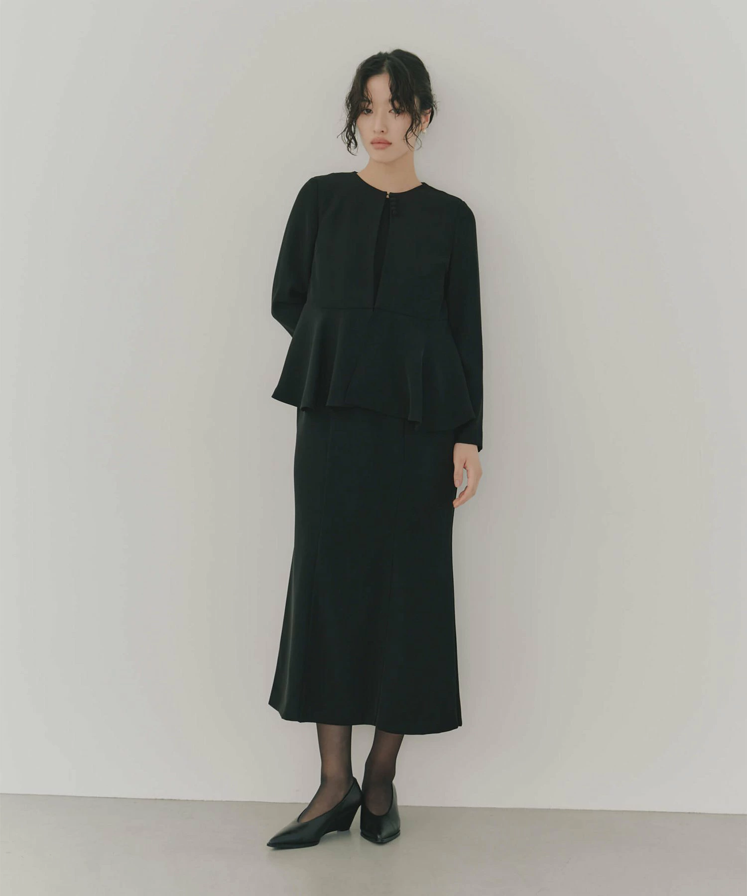 喇叭外套套装连衣裙|丧服,礼服,入学典礼,毕业典礼,正式