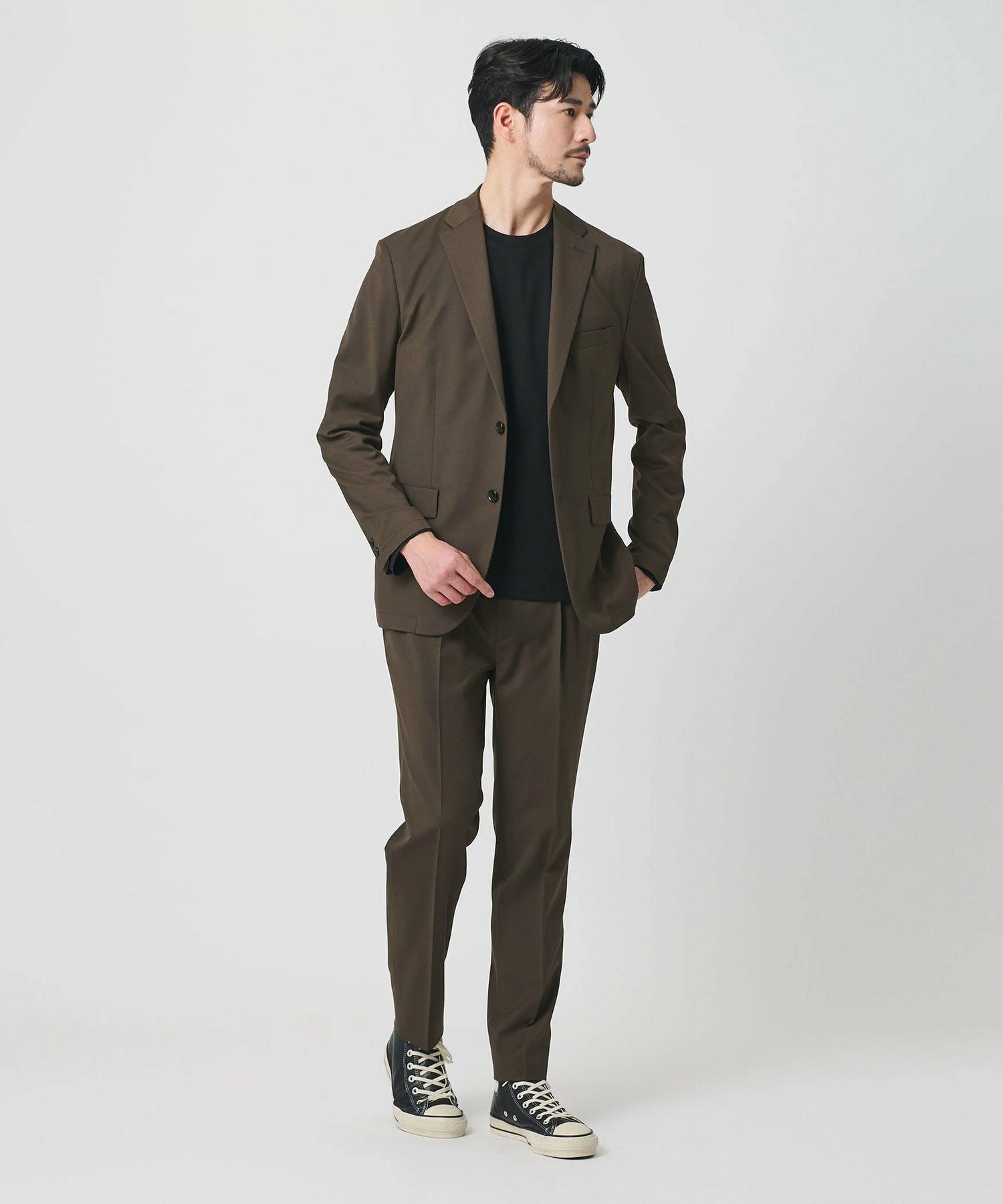 [WEB限定WARDROBE SMART] TW 斜纹套装/夹克&休闲裤