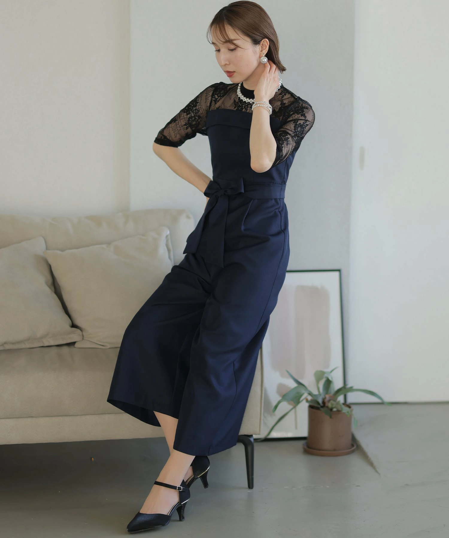 紧身胸衣多合一婚礼场合礼服返校节长裤礼服邀请函