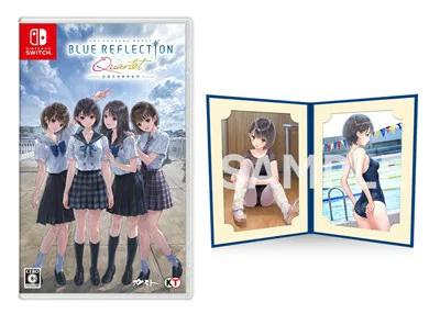 【乐天图书限定特典+特典】BLUE REFLECTION 四重奏：少女的奇迹 Switch 版（角色精美对开+【早期购买特典】特别相框「四重奏」）原创特典特典 Nintendo Switch