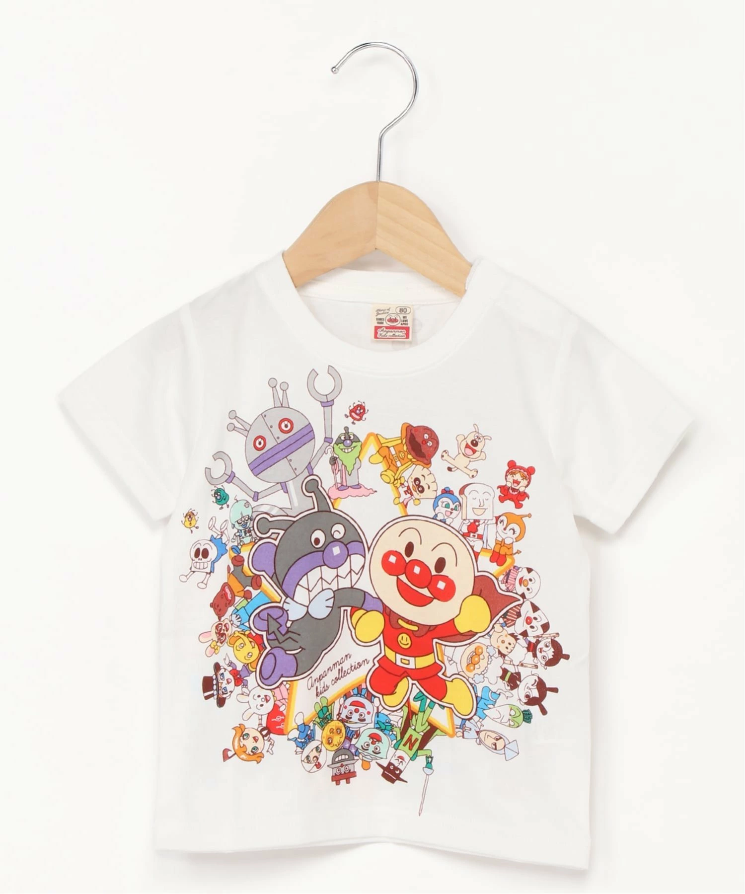 ANPANMAN KIDS COLLECTION/(K)面包超人Baikinman大家聚会T恤