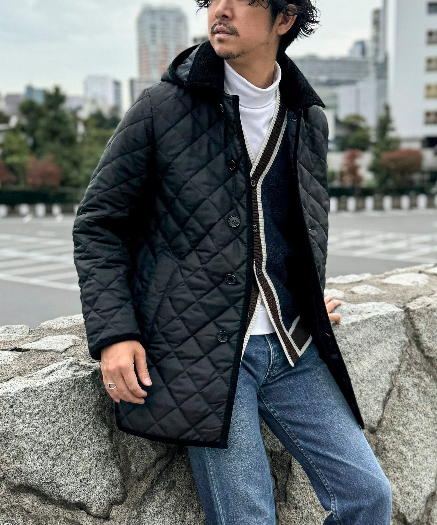 [传统风衣] 特别订购 DERBY HOOD 绗缝夹克 25AW