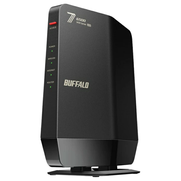 【参与赢取高达20000积分|直到 6/25] 布法罗 | Buffalo Wi-Fi 路由器 5764+688Mbps AirStation（Net Threat Blocker 2 兼容/高级型号）黑色 WSR6500BE6P/CBK [Wi-Fi 7(be) /IPv6 兼容]