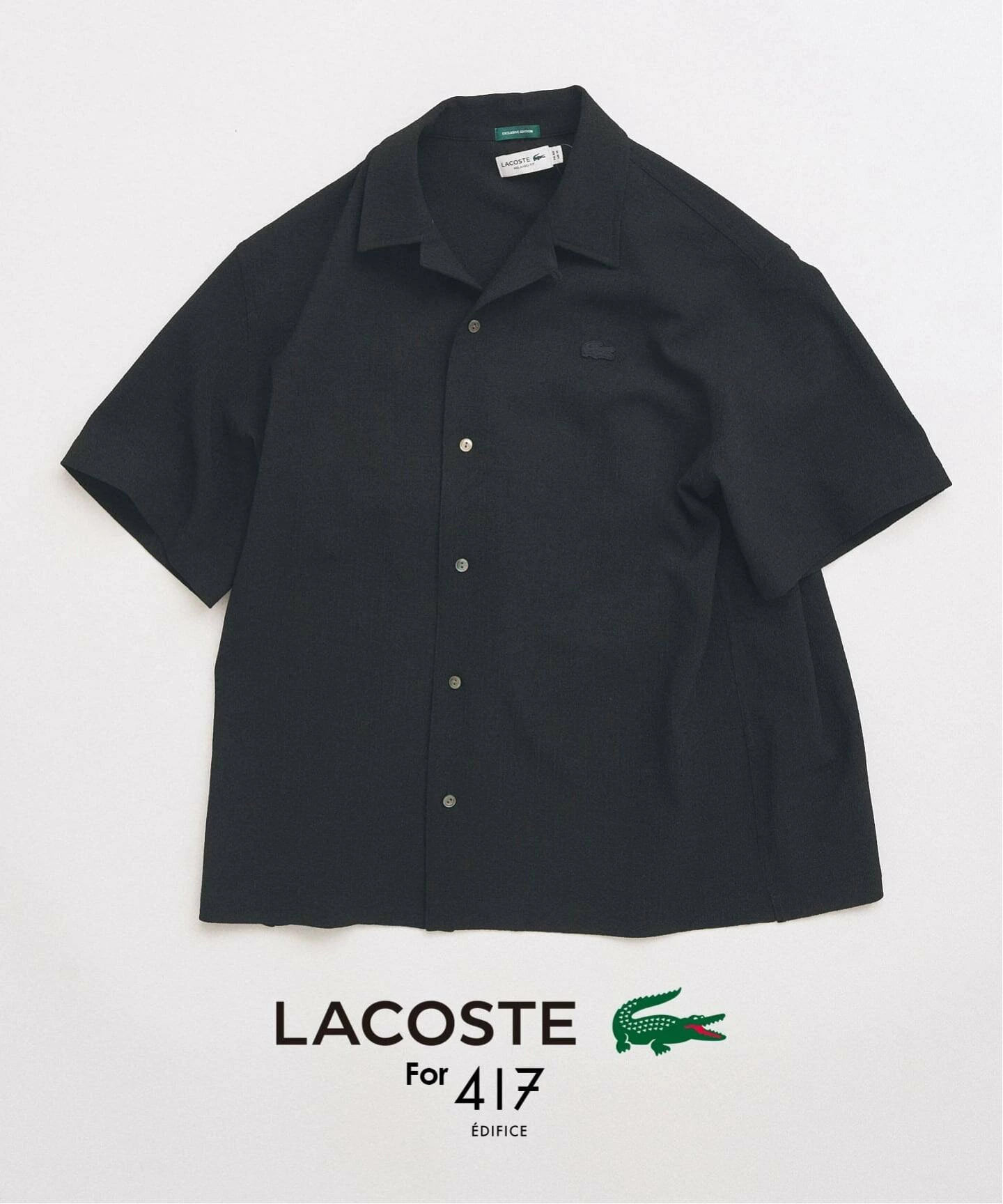 [LACOSTE] 417 定制绉纱衬衫