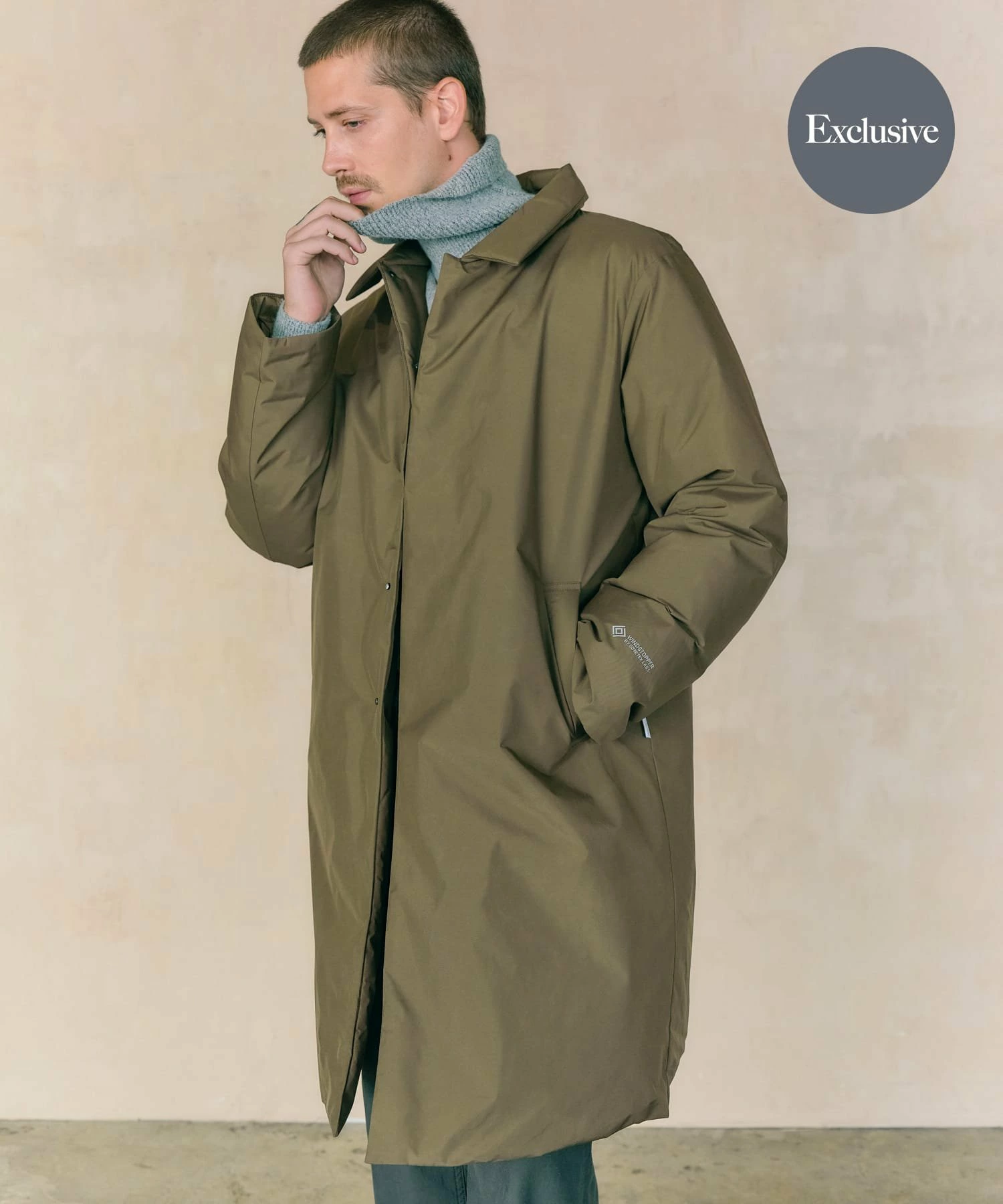 “特别订单”+ phenix WINDSTOPPER by GORE-TEX LABS 立式外套