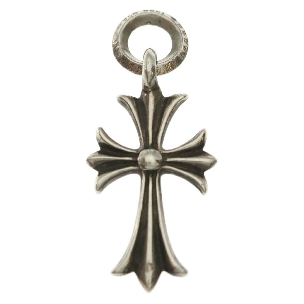 CHROME HEARTS TINY CH CROSS Tiny CH 十字吊饰银色项链上衣