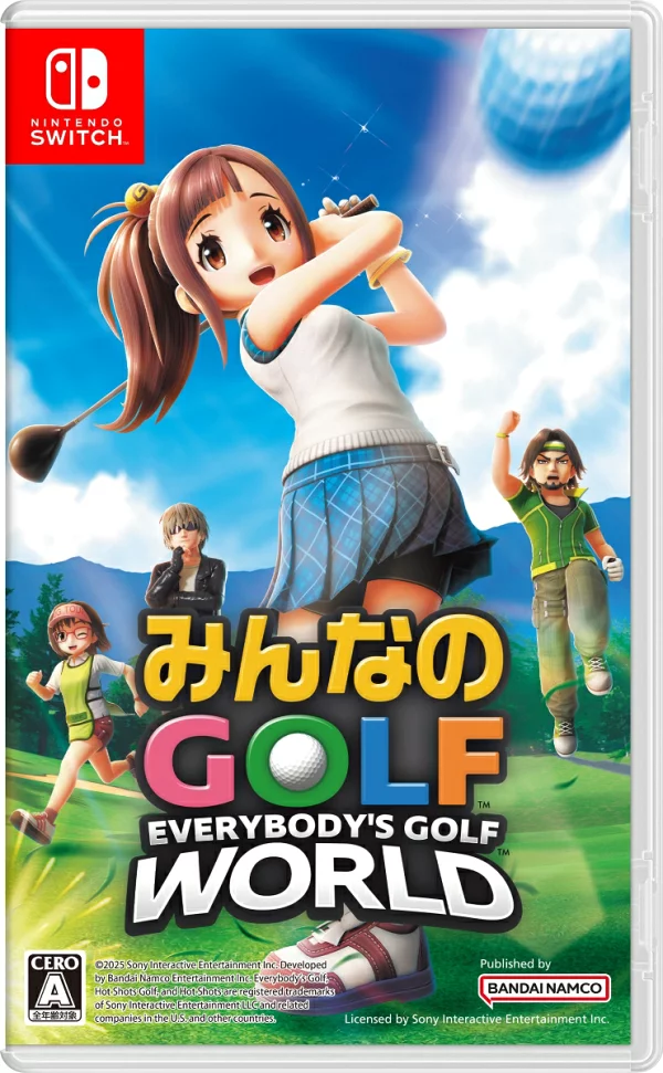 [特典]Everyone's GOLF WORLD Switch版（[套装版限定预购特典]“Everyone's GOLF WORLD”原创目印吊饰（铃木））特惠 Nintendo Switch