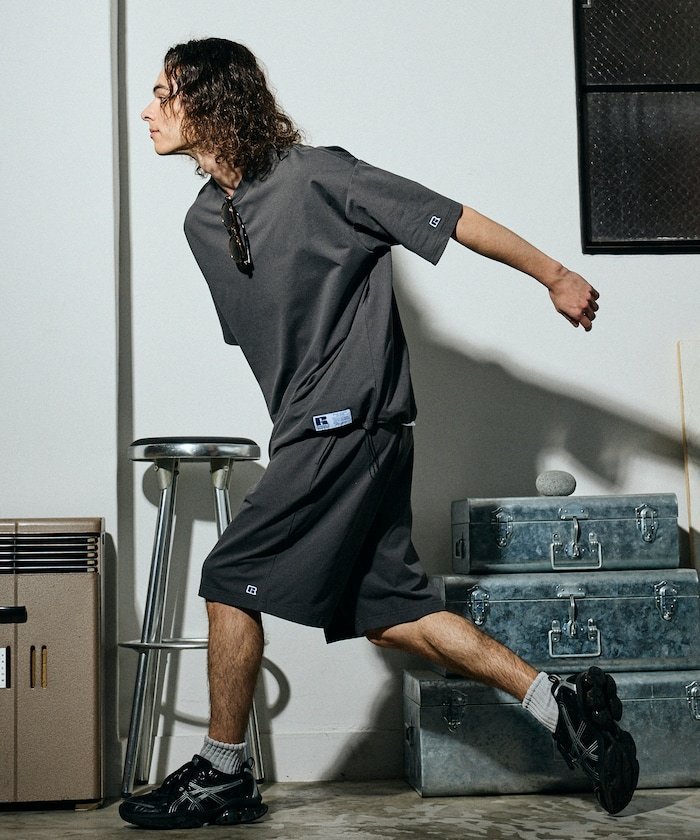 RUSSEL ATHLETIC×FREAK'S STORE 定制实用套装/圆领T恤/短裤【限量发售】