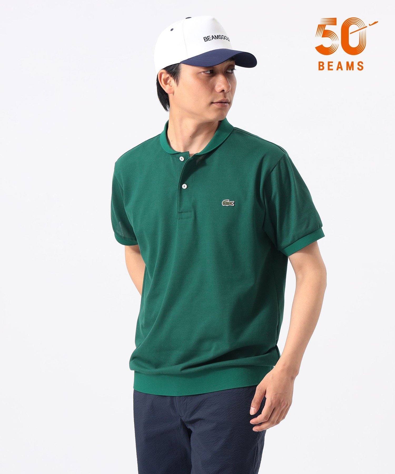 <MEN>[特别订购] LACOSTE / 青果领polo衫