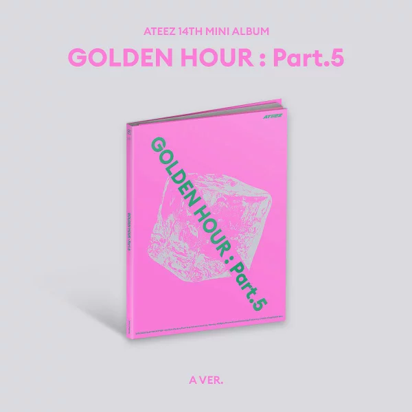 [乐天图书限定先到先得优惠 + 先到先得优惠] [GOLDEN HOUR: Part.5] <A VER.>（智能手机尺寸贴纸 1 个（公开剪切 C / 8 种中随机 1 种）+ 申请抽签序列号 x 1）原始优惠 优惠 ATEEZ