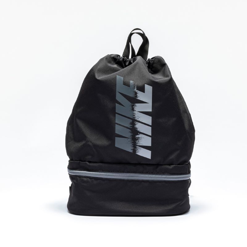 耐克 NIKE 2 室泳池包 SS25 黑色背包背囊泳池包泳衣包泳池包游泳包 Shikiri 沙滩包双层儿童游泳小孩男孩女孩
