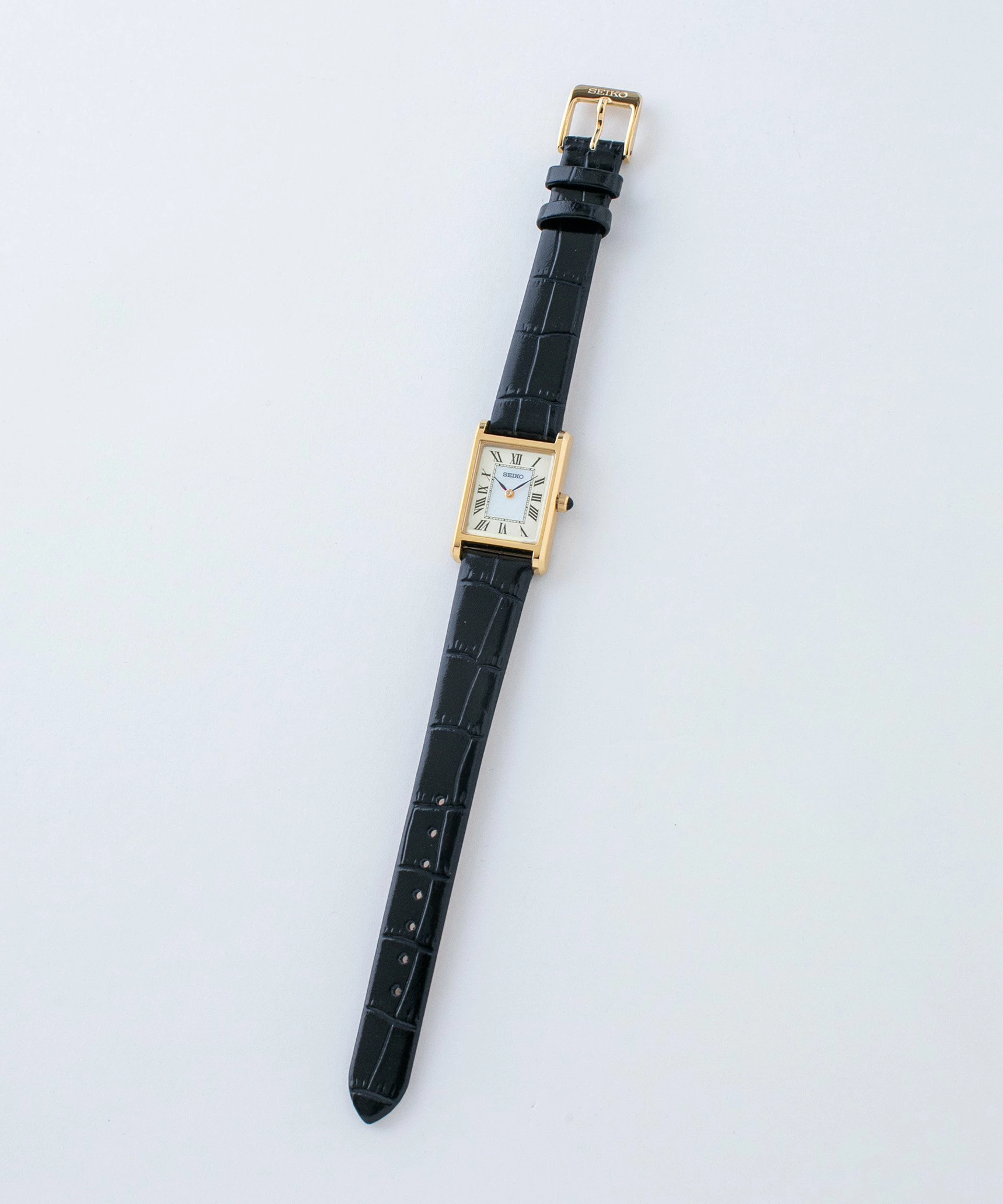SEIKO/精工协作方形金x黑色