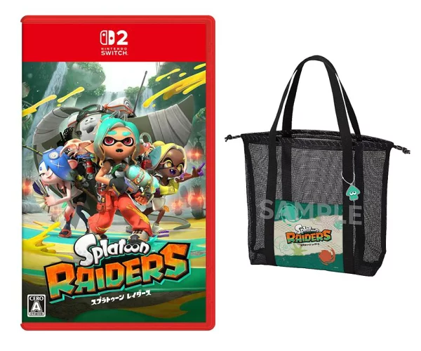 [乐天图书独家特典] Splatoon Raiders（网状手提包（带亚克力吊饰））原创特典 Nintendo Switch 2