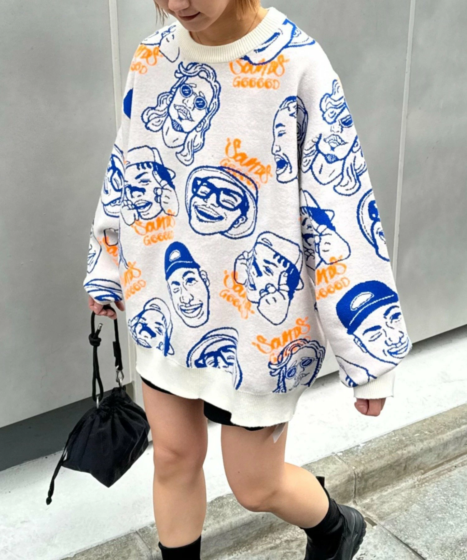 [听起来不错] 各种脸部图案时髦针织
