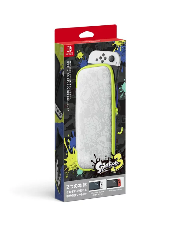 Nintendo Switch 便携包 Splatoon 3 版（带屏幕保护膜） Nintendo Switch