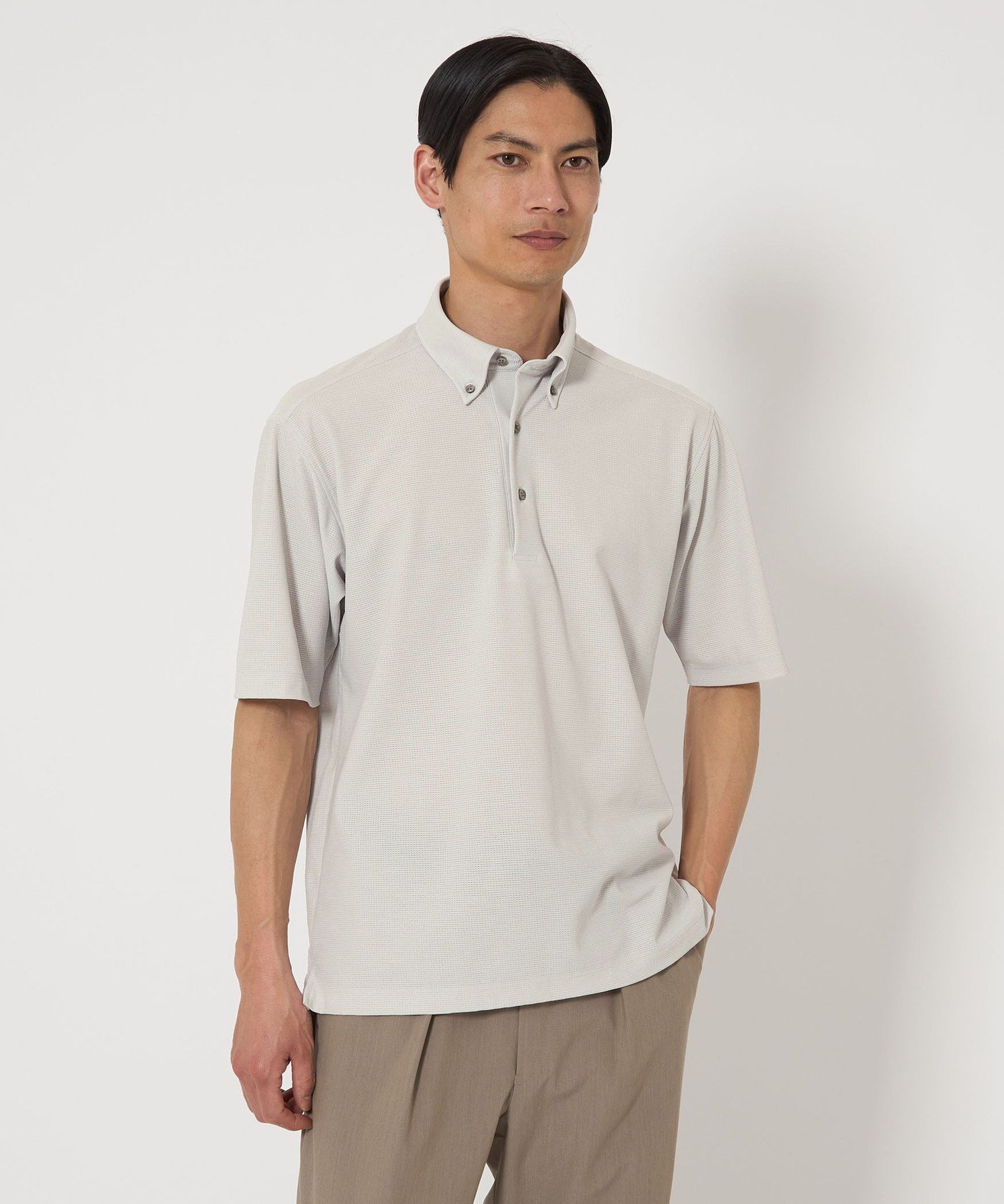 Primeflex D/T 网眼纽扣 Polo 衫 -弹力、吸湿、快干、透气 -