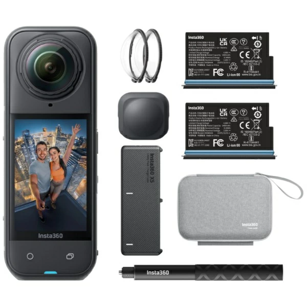 【参与赢取高达20000积分|截止至6/25] INSTA360 | Insta360 360° 相机 Insta360 X5 必备套装 CINSAAHA-X504 [防水]