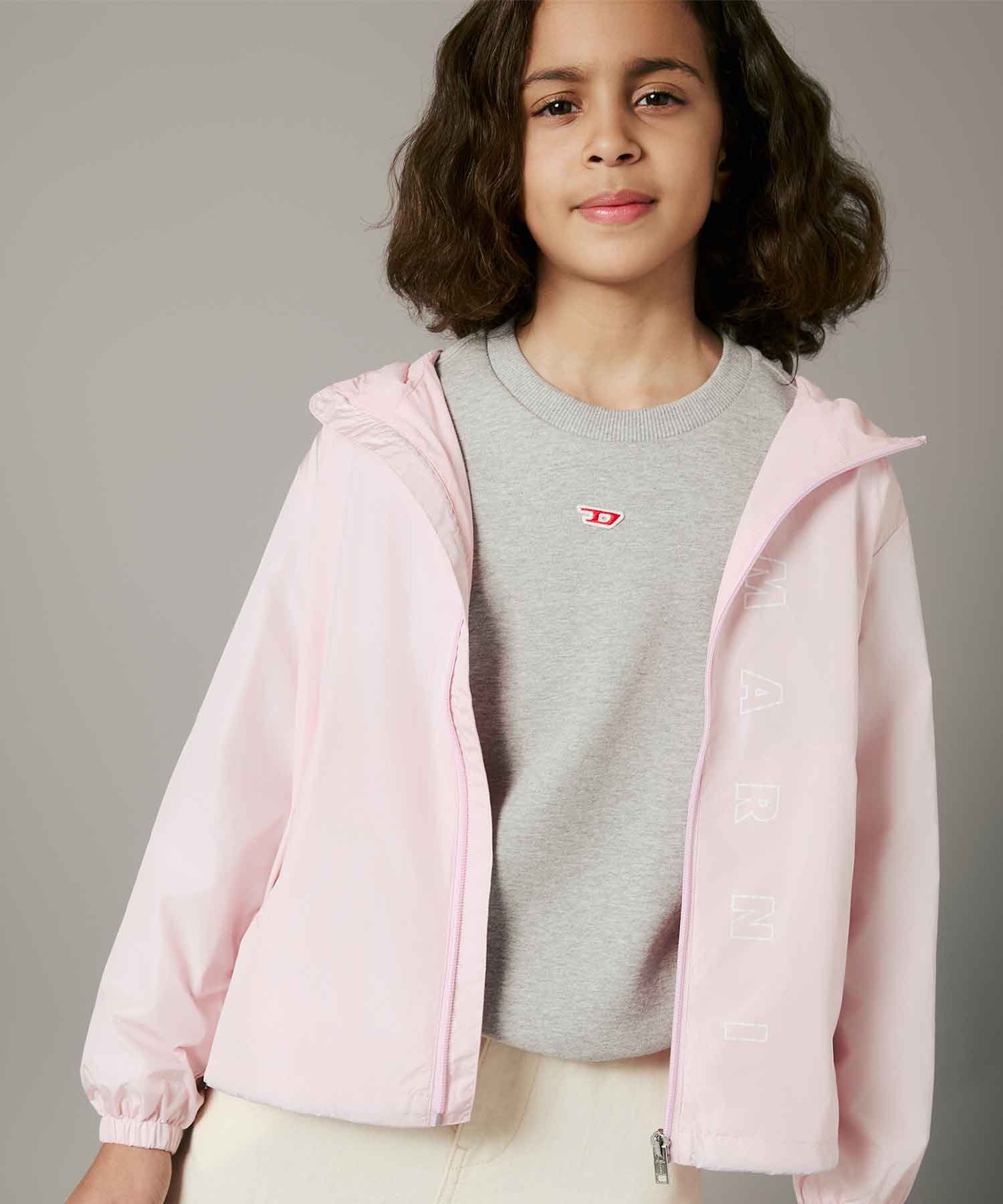 MARNI Kids & Junior 品牌徽标连帽夹克